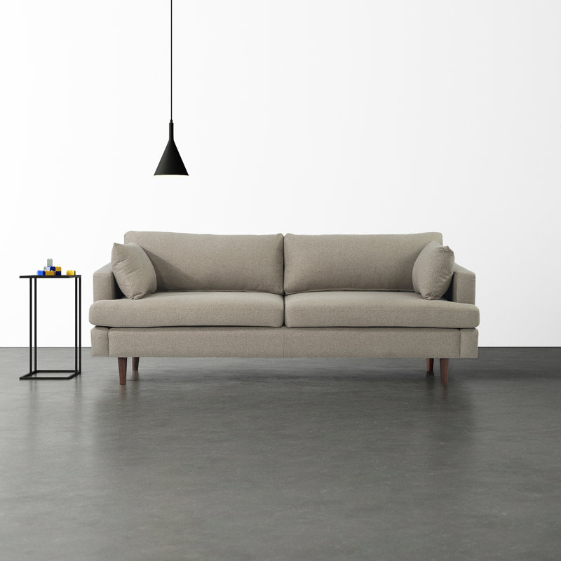 AllModern Lamont 83" Recessed Arm Sofa with Reversible Cushions